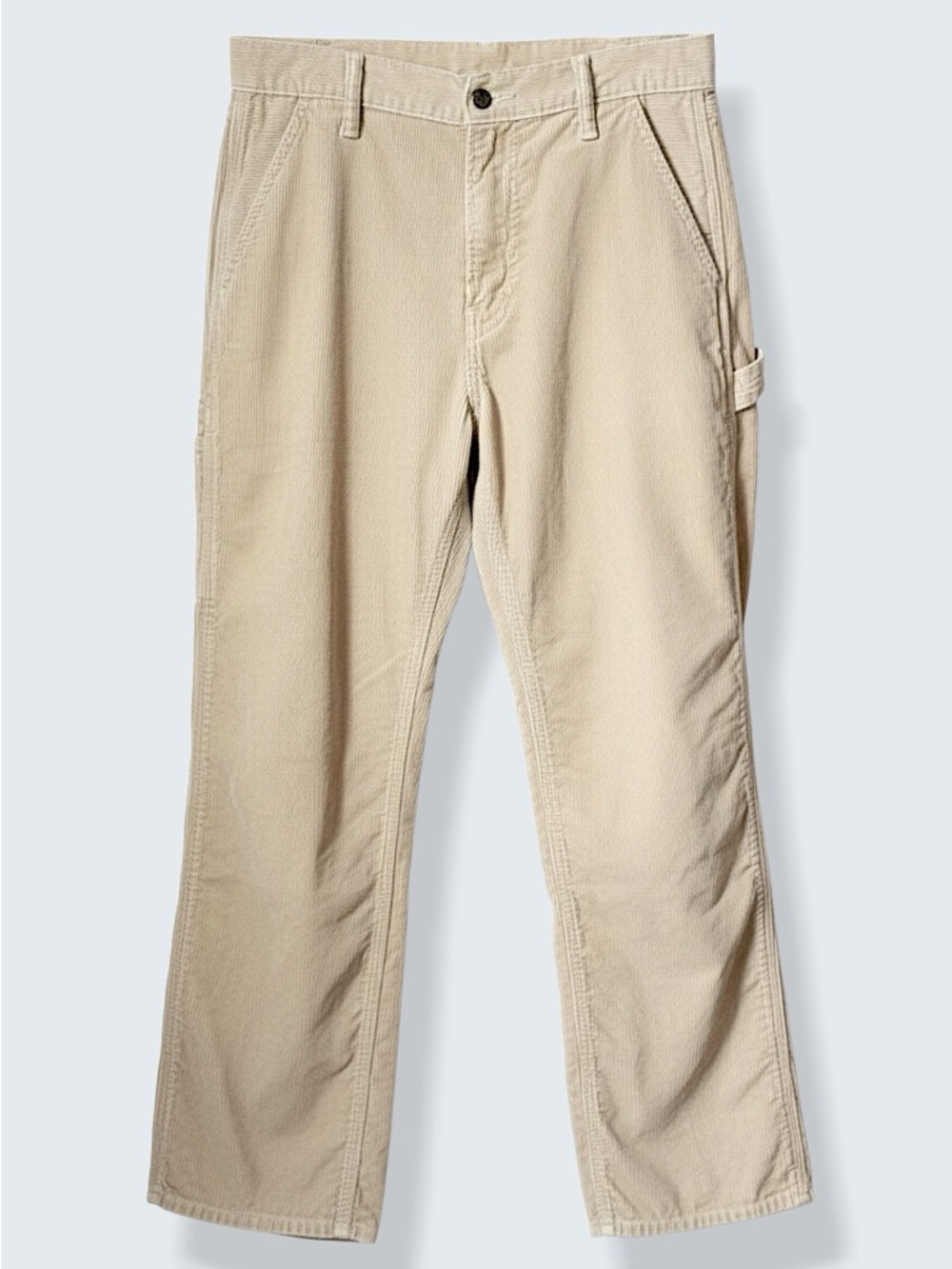 GAP Men’s Corduroy Pants | 90s Loose Carpenter 29x30 | Khaki Straight Utility